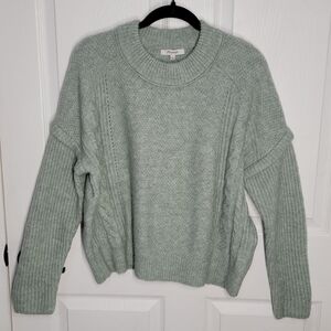 Madewell Havener Cableknit Sweater